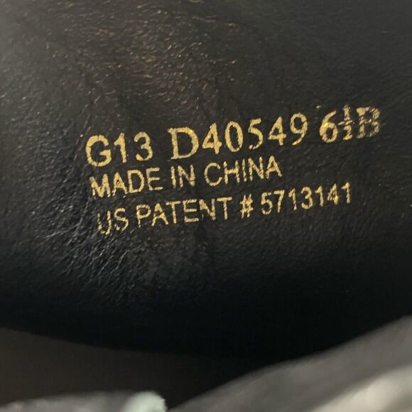 Cole Haan Women's Cassidy Metallic Zip Ankle Boots Size 6.5 B - Picture 5 of 11